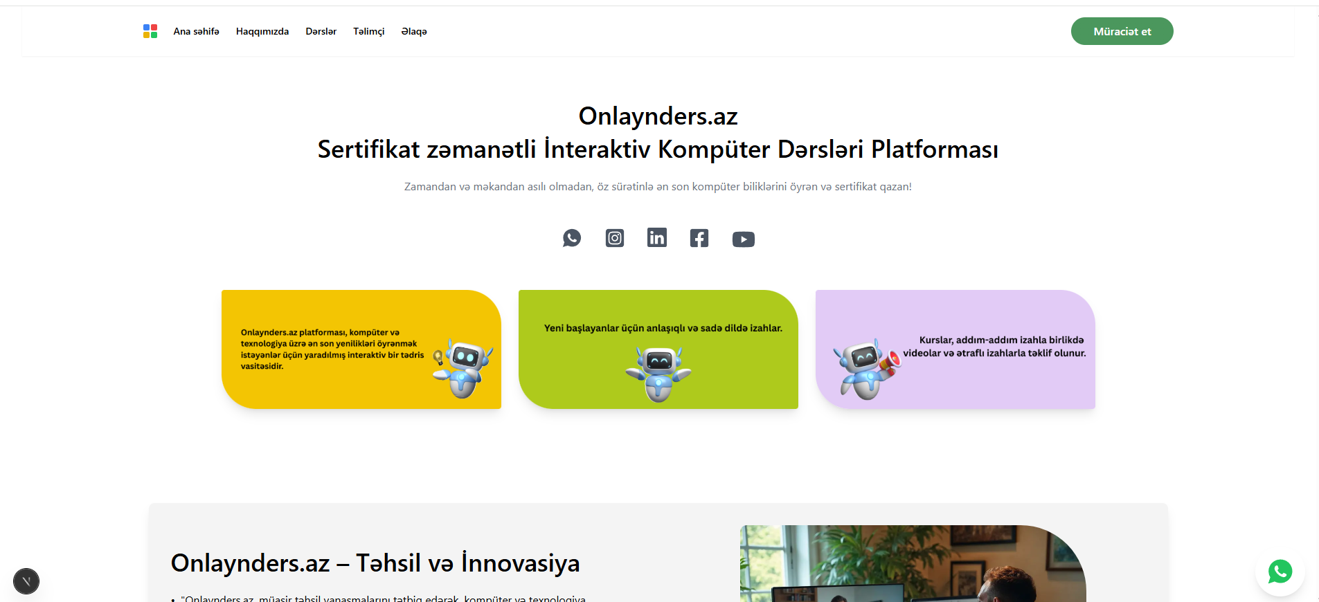 Onlaynders.az screenshot